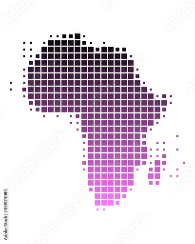Karte von Afrika