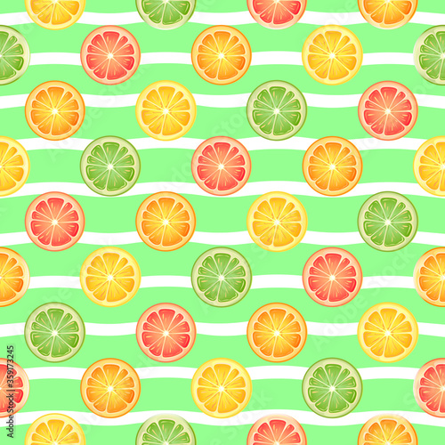 Background of orange slices