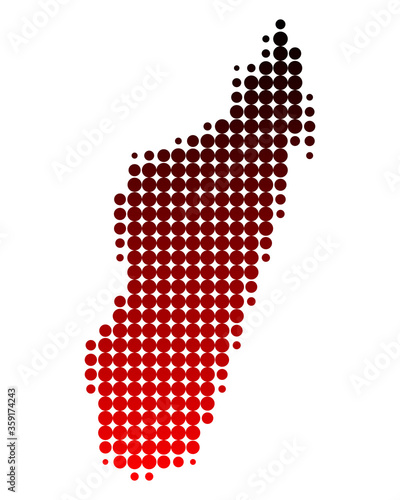 Karte von Madagaskar