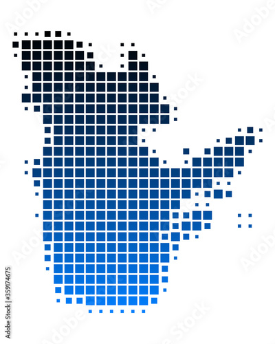 Karte von Quebec
