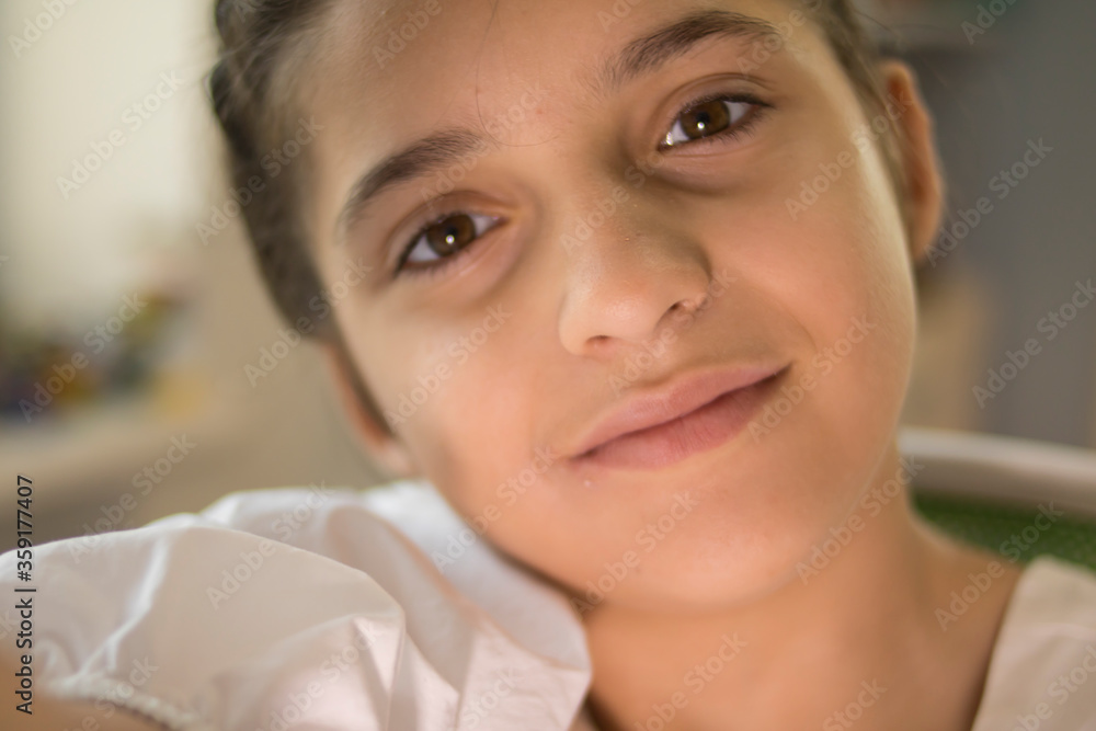 Portrait photo of a very beautiful little girl. Good for banners, flyers, posters. Portrait photo of a very beautiful little girl. Good for banners, flyers, posters.