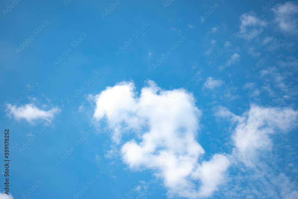 blue sky background with tiny clouds. blue sky with white clouds
