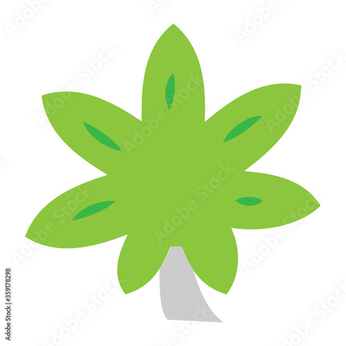 Weed Vector Color Icon Design, Addiction and bad habits symbols on white background, Cannabis Concept, 