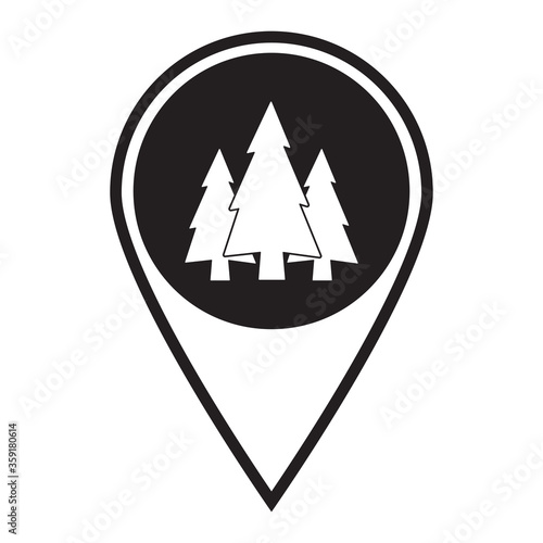 Free Download Fir Trees forest icon - GFXLoad
