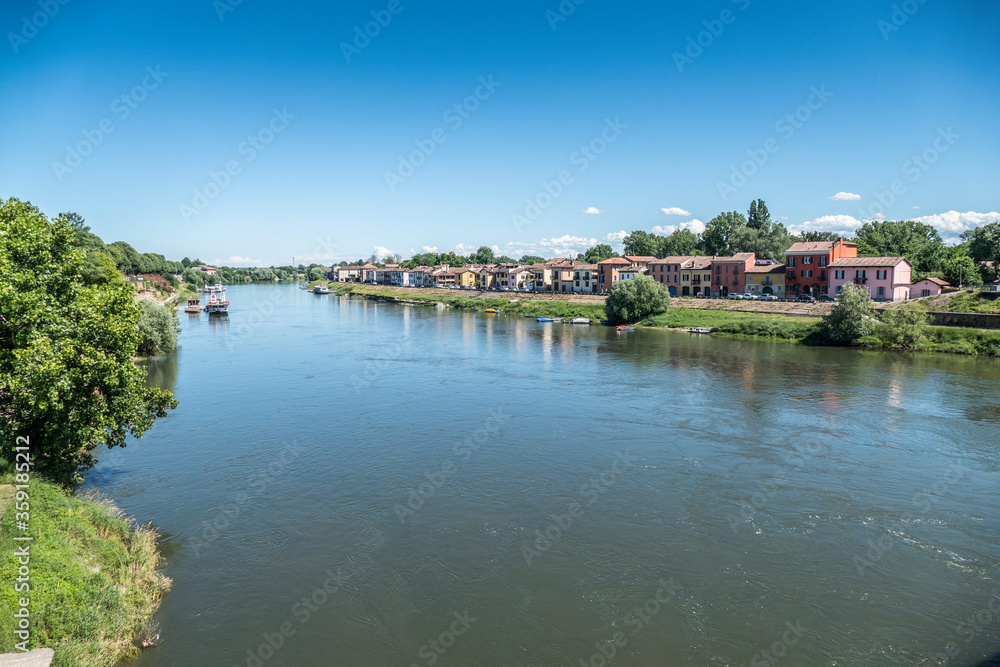 The Ticino River in Pavia