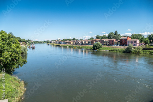 The Ticino River in Pavia