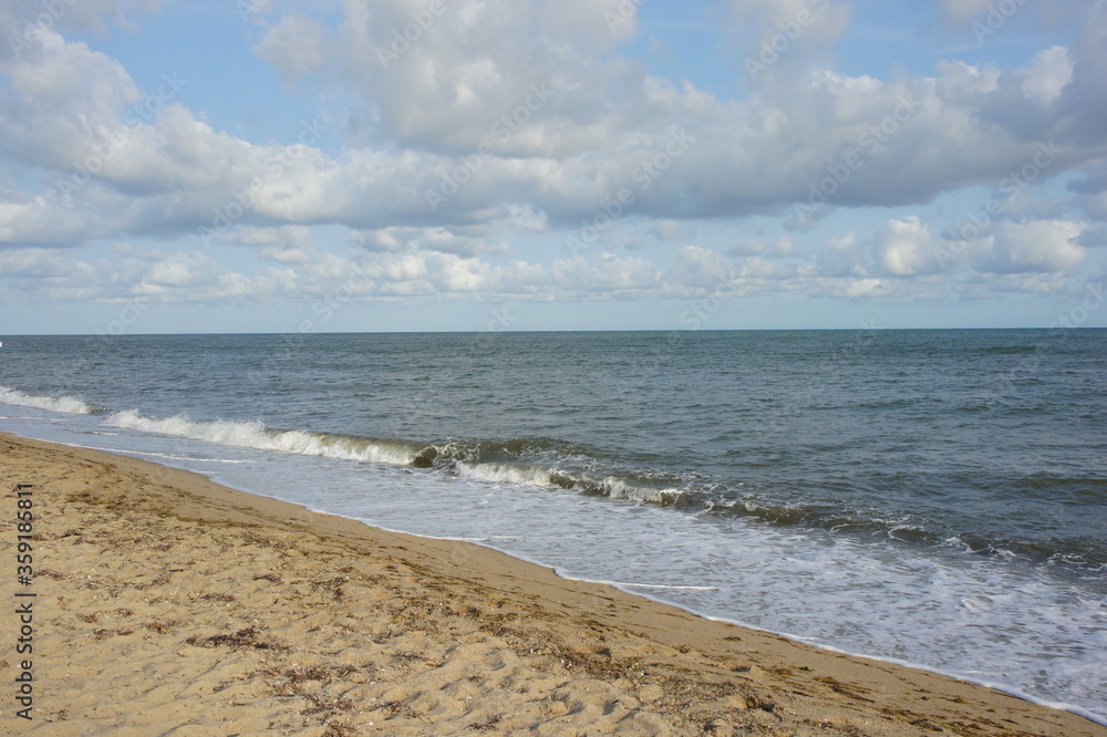 View of the ocean from South Cape Beach in Mashpee, MA View of the ocean from South Cape Beach in Mashpee, MA