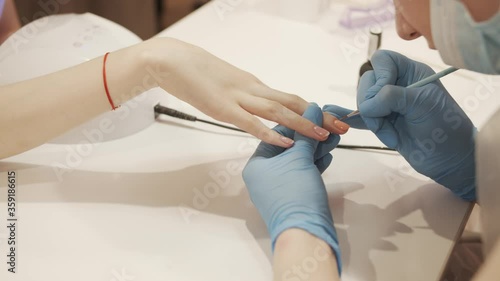 Manicure process photo