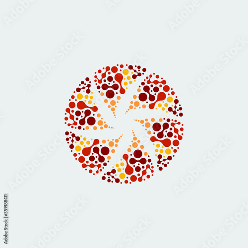 vector illustration of an abstract background