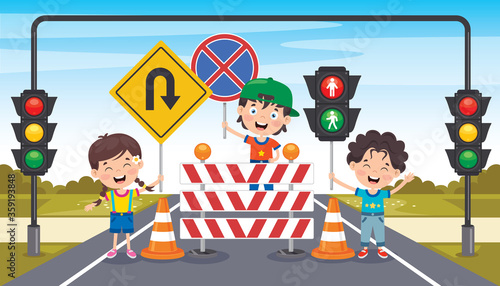 Concept Design With Traffic Signs