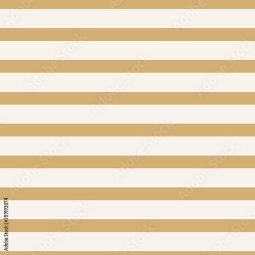Seamless french farmhouse stripe pattern. Provence linen shabby chic style.  Yellow horizontal line background. Rustic classic france ticking textile all over print