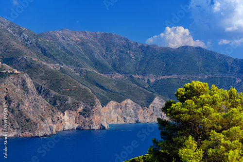 Sea and land in Kefalonia