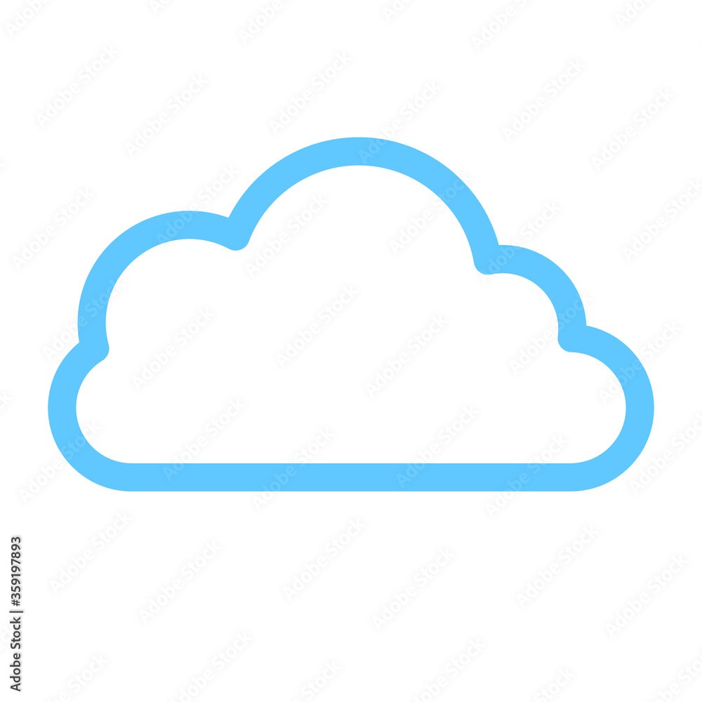 Cloud image. Isolated on white background. Vector EPS 10. Cloud image. Isolated on white background. Vector EPS 10.