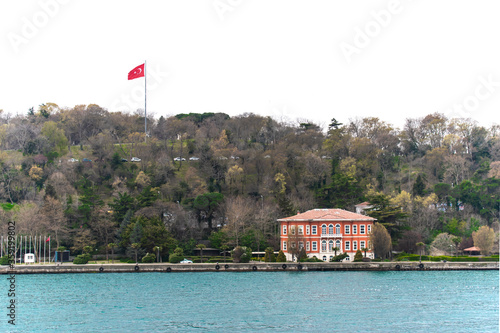 historical mansion ( yali - yalı ) in Istanbul Strait. old-style mansion by the sea photo