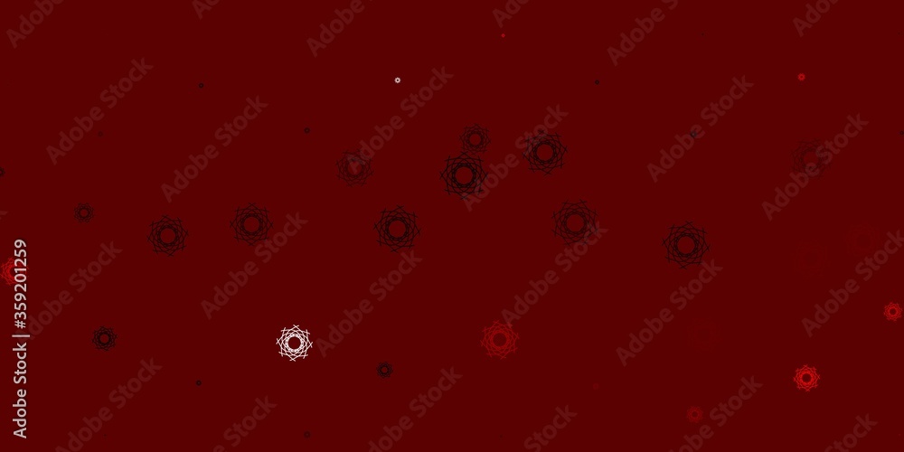 Light Red vector texture with memphis shapes. Light Red vector texture with memphis shapes.