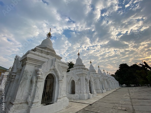 Mandalay Pagoda, Kuthodaw pagoda, Myanmar photo