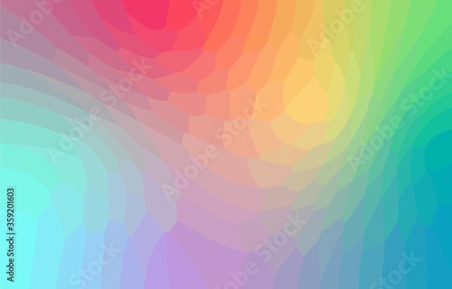  Rainbow irregular geometric background. Polygon abstract design. Vector  illustration EPS