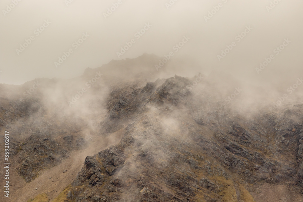 Foggy Landscape of South Georgia