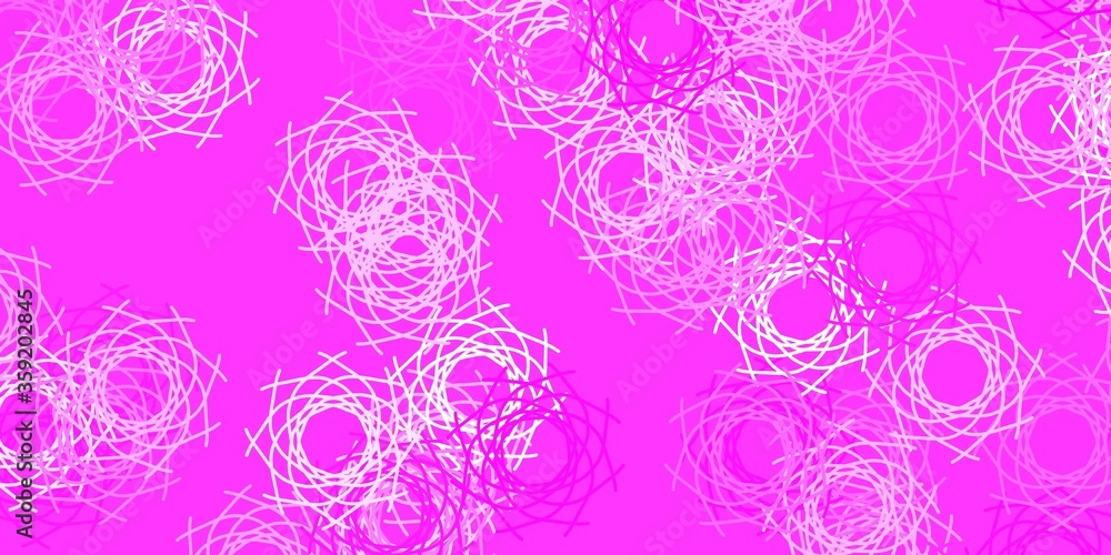 Light Pink vector backdrop with chaotic shapes. Light Pink vector backdrop with chaotic shapes.