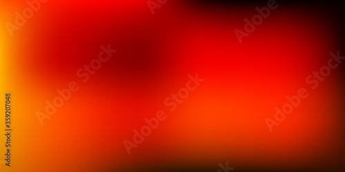 Dark Red vector blurred pattern.