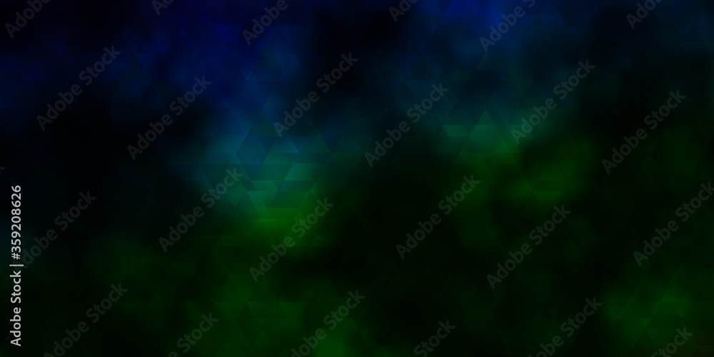 Dark Blue, Green vector texture with lines, triangles. Dark Blue, Green vector texture with lines, triangles.