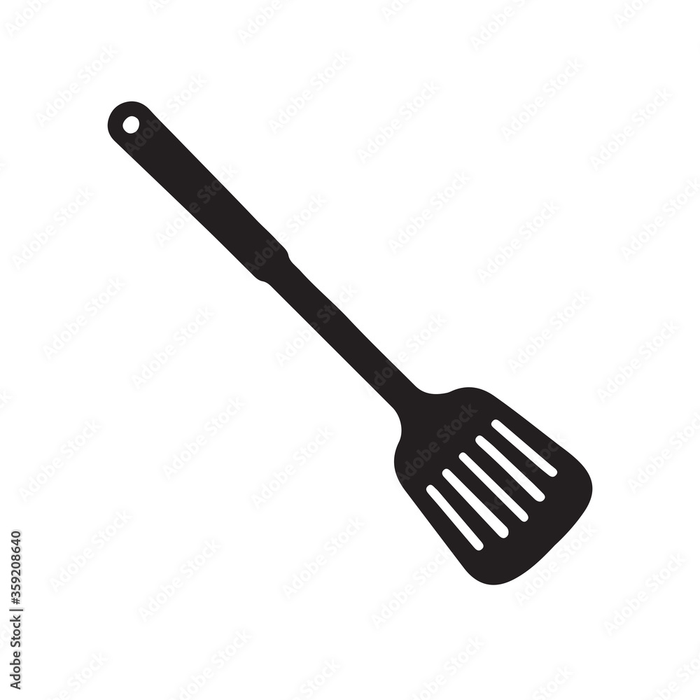 Silhouette spatula design. Perfect for icon, logo, template, etc. Kitchenware. Vector eps.10 Silhouette spatula design. Perfect for icon, logo, template, etc. Kitchenware. Vector eps.10