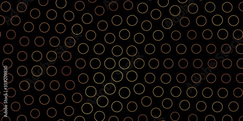 Dark Green, Yellow vector layout with circles. Modern abstract illustration with colorful circle shapes. Pattern for wallpapers, curtains.
