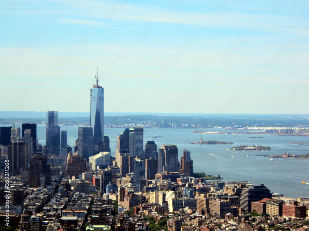 Obraz premium World Trade Center Skyline NYC