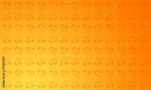 edler Hintergrund gelb gold orange, Pastell sonniges Leuchten Licht Sonnenschein, Symbol Füße barfuß Vorlage Layout mockup, luxuriös goldenes zeitloses Design oder einfach nur elegant Gold, Template