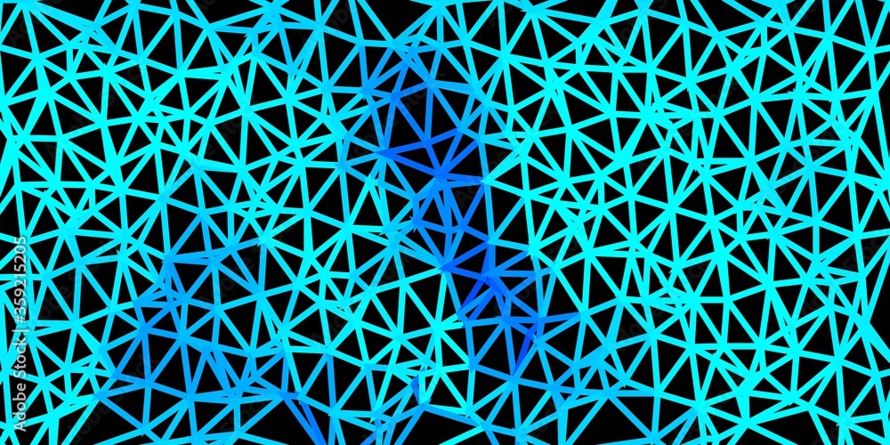 Light blue vector gradient polygon design. Light blue vector gradient polygon design.