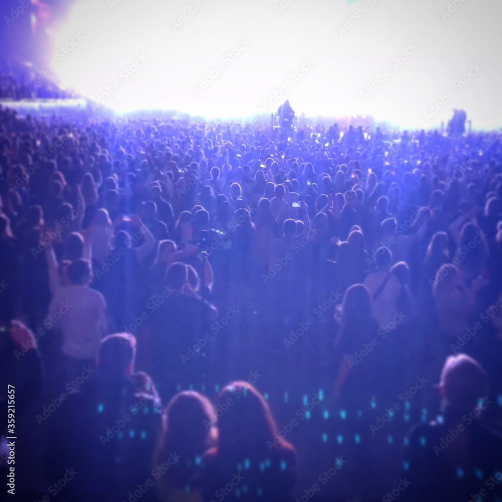 Obraz premium crowd at concert