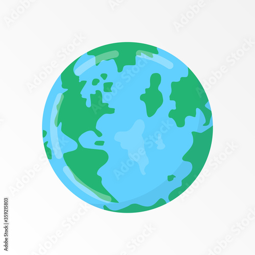 world planet earth isolated icon vector illustration design