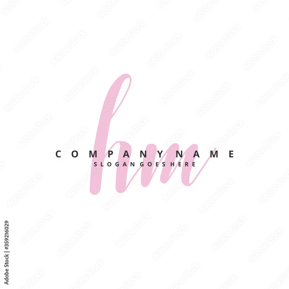 H M HM Initial handwriting and signature logo design with circle. Beautiful design handwritten logo for fashion, team, wedding, luxury logo. H M HM Initial handwriting and signature logo design with circle. Beautiful design handwritten logo for fashion, team, wedding, luxury logo.