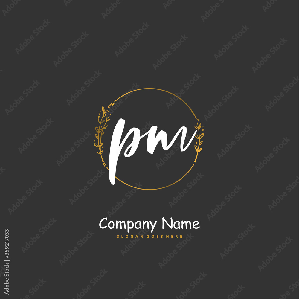 P M PM Initial handwriting and signature logo design with circle. Beautiful design handwritten logo for fashion, team, wedding, luxury logo. P M PM Initial handwriting and signature logo design with circle. Beautiful design handwritten logo for fashion, team, wedding, luxury logo.