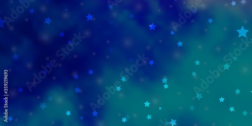 Light Pink, Blue vector pattern with abstract stars. Colorful illustration in abstract style with gradient stars. Pattern for websites, landing pages.