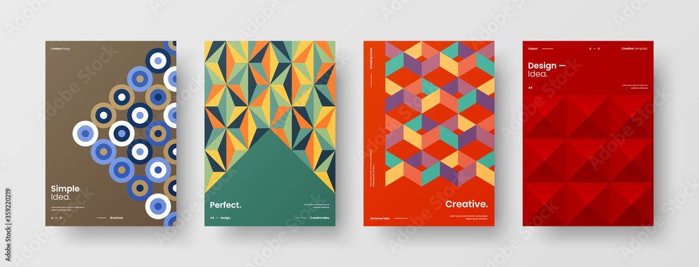 Abstract brochure cover vector design. Corporate identity geometric illustration template. Abstract brochure cover vector design. Corporate identity geometric illustration template.