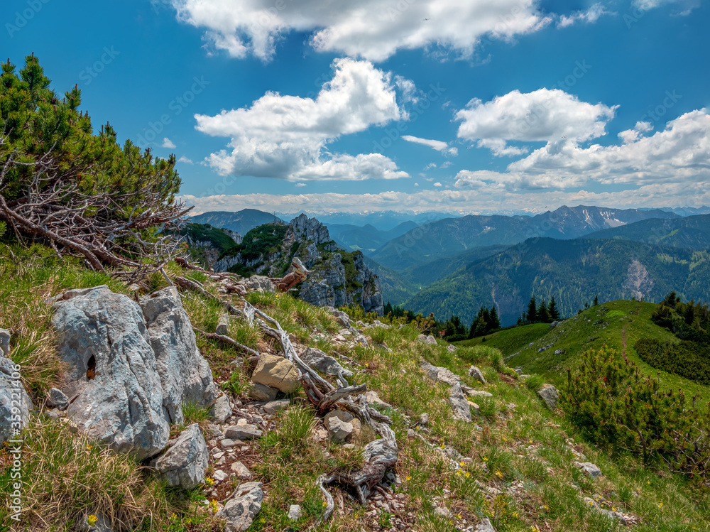 The Bavarian Wendelstein Mountain area with a great Mountain View
