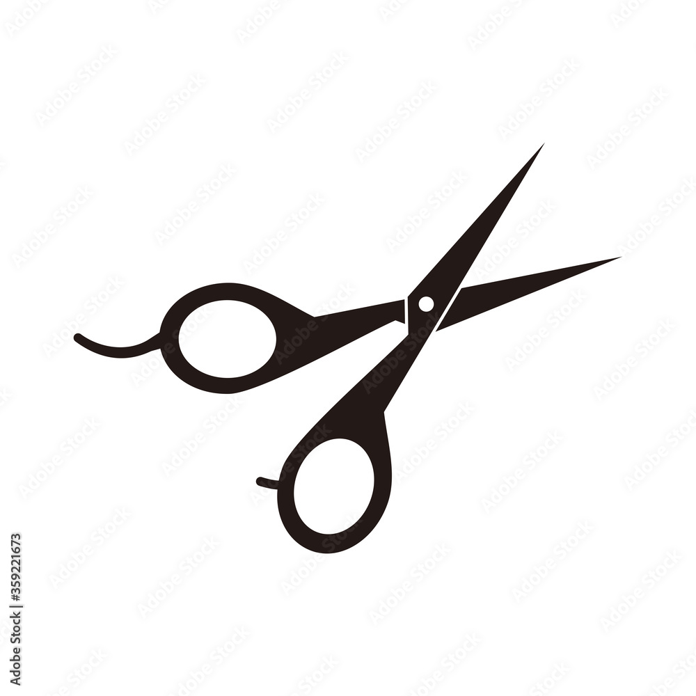 Scissors icon vector illustration sign Scissors icon vector illustration sign