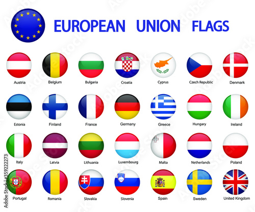 European union flags © jeerapong