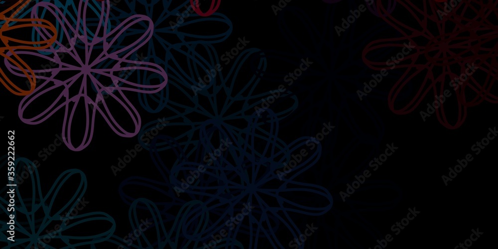 Dark Blue, Red vector background with random forms. Dark Blue, Red vector background with random forms.