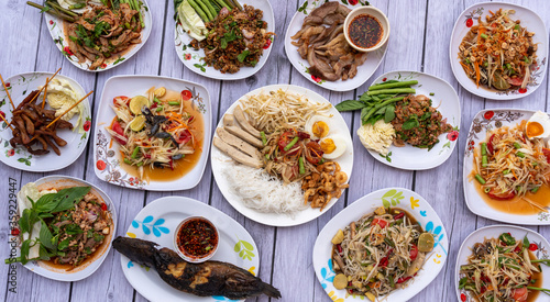 Thai Food Mixed Dishes June 2020 