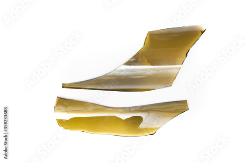 Canvas Print Shattered wine bottle