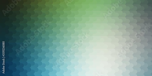 Light Blue, Green vector background with lines. Colorful gradient illustration with abstract flat lines. Pattern for ads, commercials.