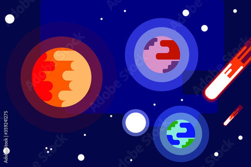 vector illustration of an abstract background