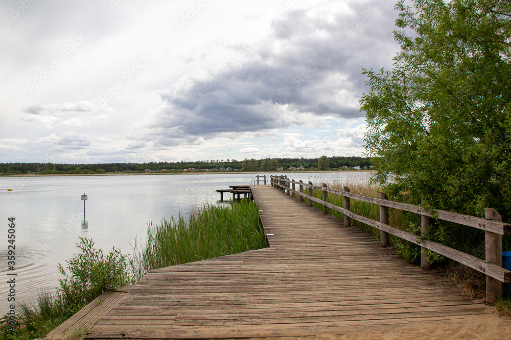 Naklejka premium Miejsce do kąpieli