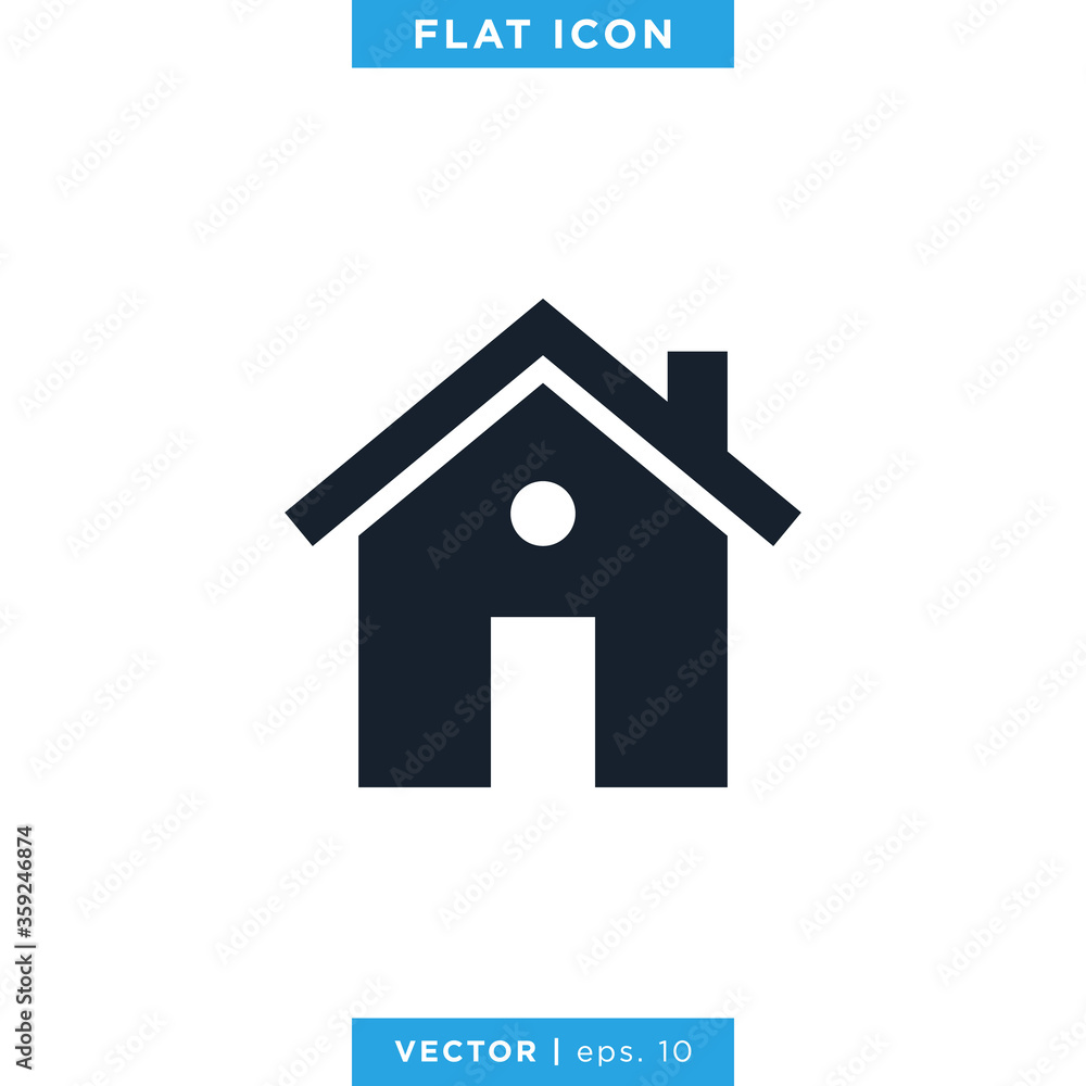 Home, House Icon Vector Logo Design Template Home, House Icon Vector Logo Design Template