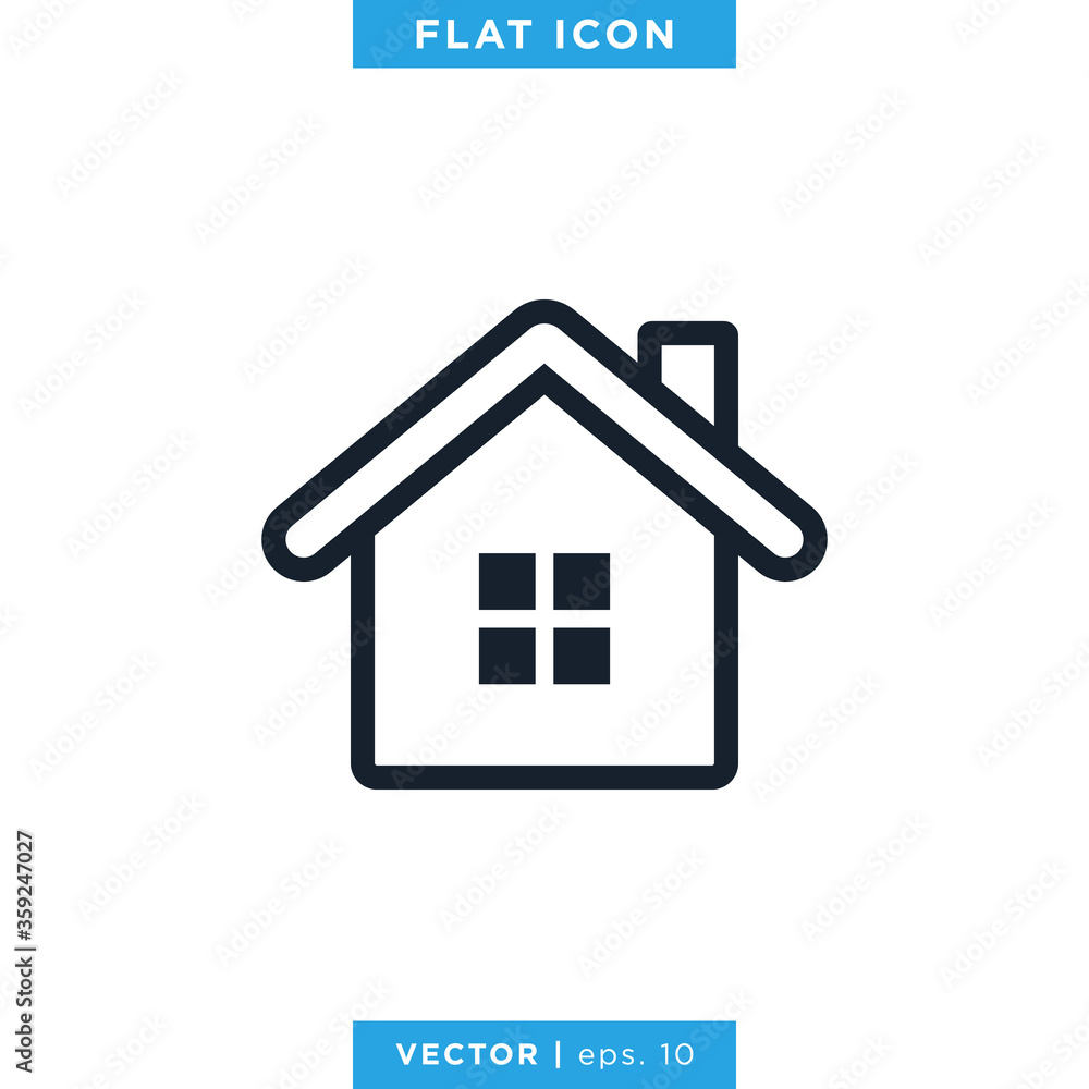 Home, House Icon Vector Logo Design Template Home, House Icon Vector Logo Design Template