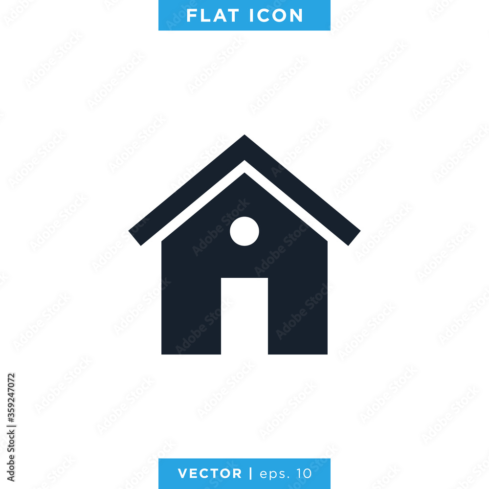 Home, House Icon Vector Logo Design Template Home, House Icon Vector Logo Design Template