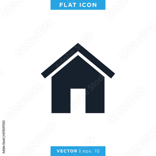 Home, House Icon Vector Logo Design Template © fafostock