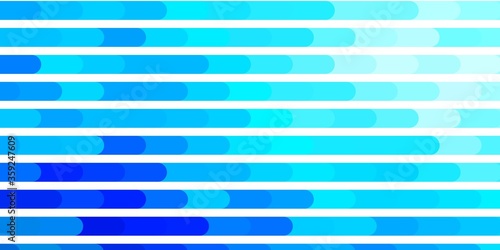 Light BLUE vector backdrop with lines. Repeated lines on abstract background with gradient. Best design for your posters, banners.